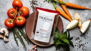 TRUEfoods beef stock product